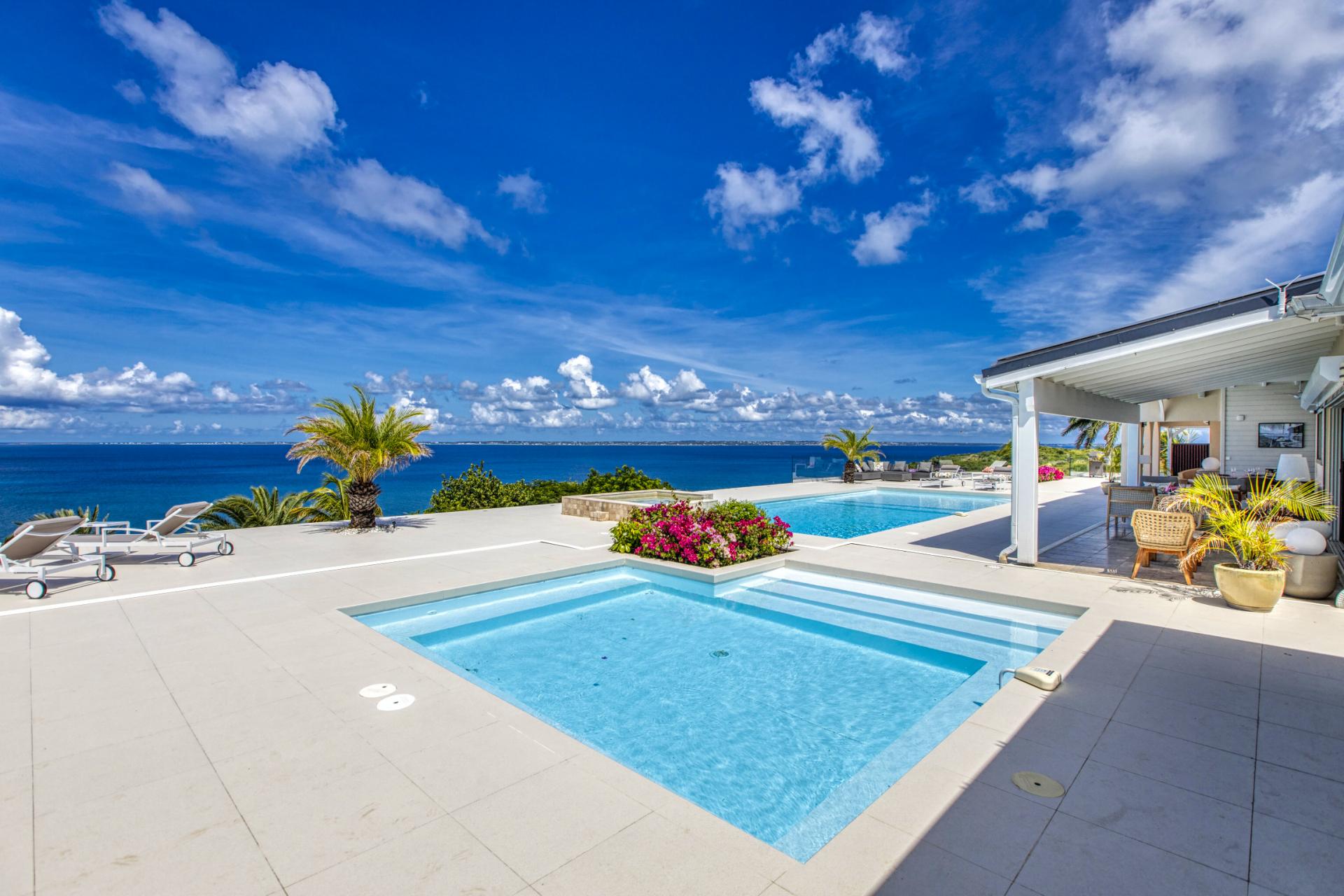 A louer villa 8 personnes Happy Bay Saint Martin_ Piscine - 4